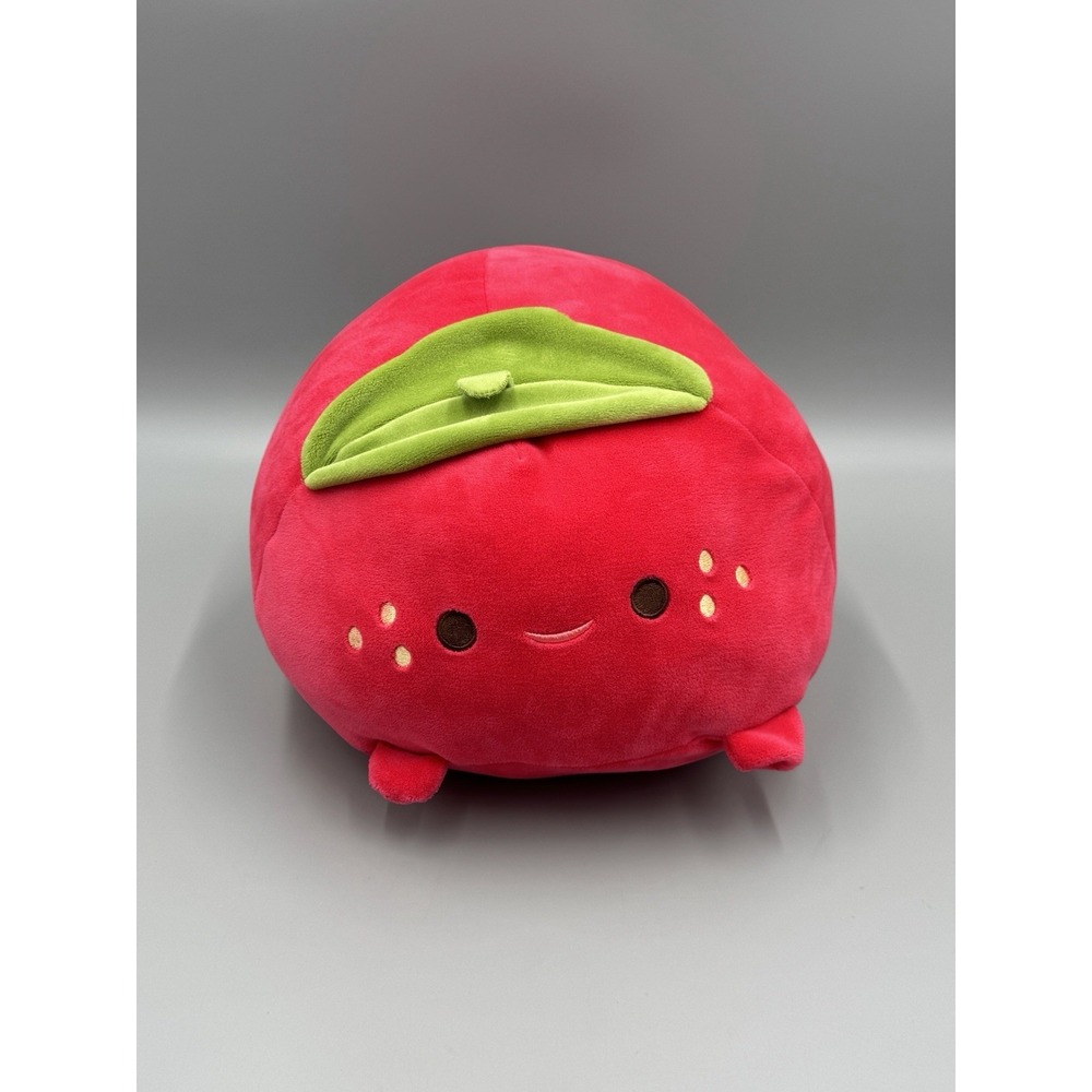 Miniso Strawberry Tomato Plush Squishy Stuffed Animal 10" Long